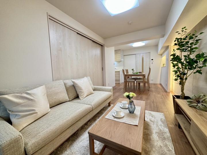 バルコニー側から見たLD部分