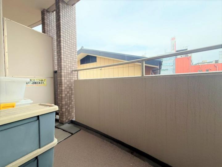■北西側バルコニーです。