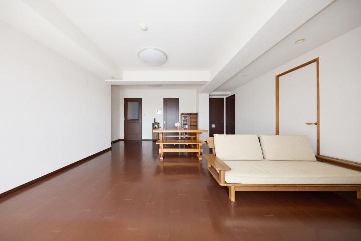 約19帖のリビングダイニングスペース