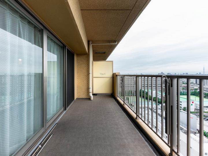 12.30m2のバルコニー