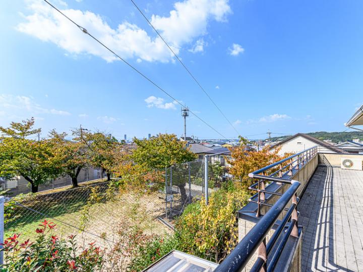 2階バルコニーからの眺望