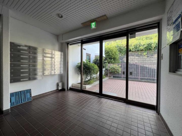 眺望：バルコニーから