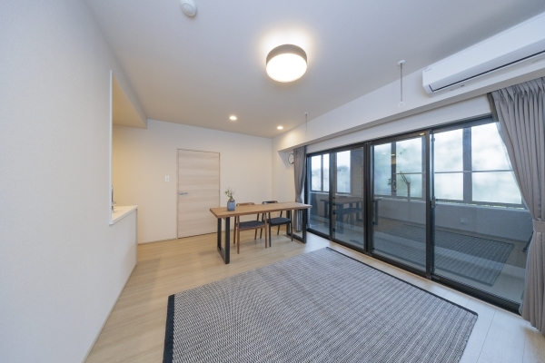 リビングダイニング LD部分にTES式床暖房有