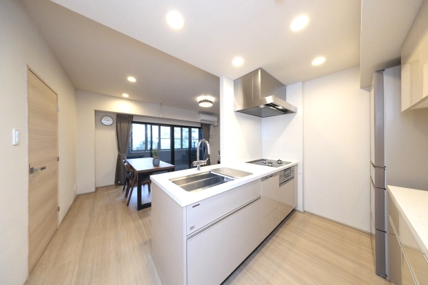 会話も弾む対面式キッチン