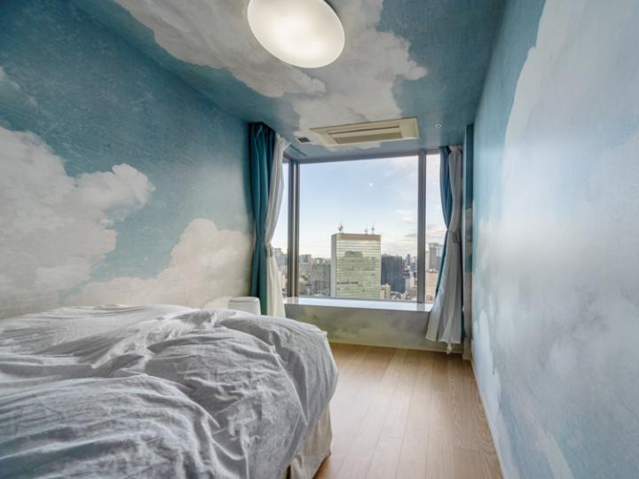 コーナーサッシュ採用した約6.6帖の洋室