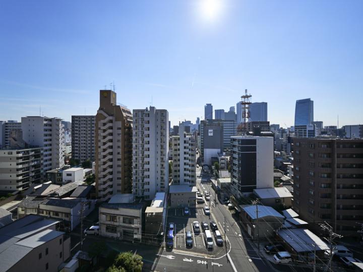 バルコニーからの景色
