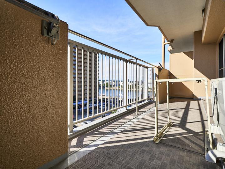 11.19平米のバルコニーです。