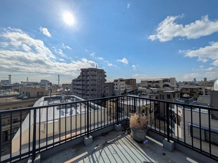 屋上ルーフバルコニーからの眺望