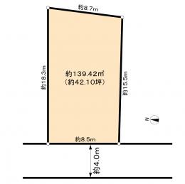 福岡市早良区野芥3丁目土地(1号地)の外観