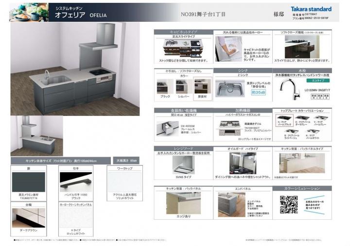 設置予定のキッチンになります。